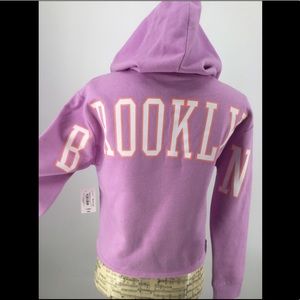 Flirtitude Active Size XS Lilac Crop Sweatshirt